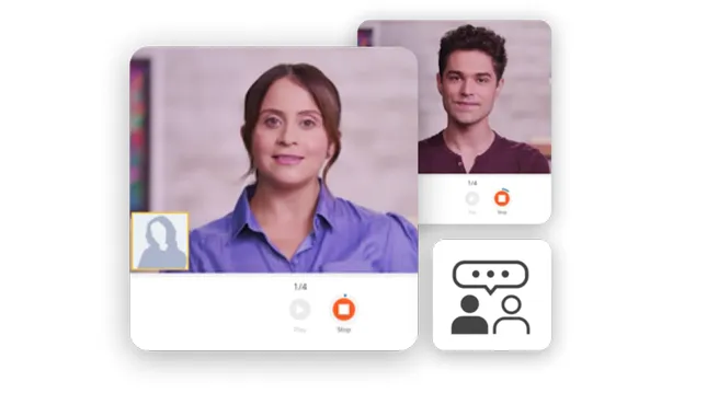 Video virtual chat